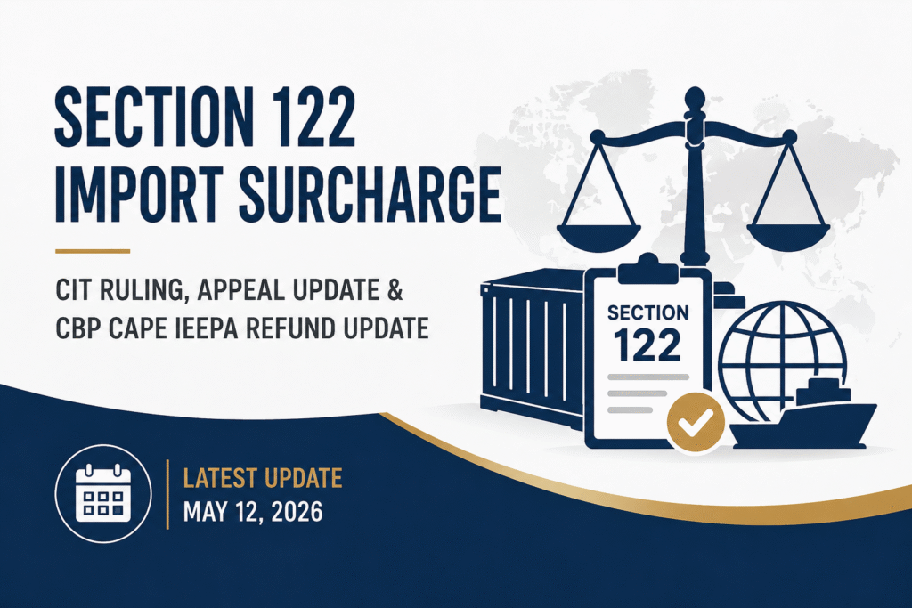 Section 122 Import Surcharge Ruled Invalid | CBP CAPE IEEPA Refund Update