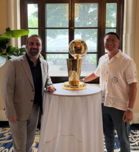 Henry Chan and Roland Vitanza attending the Second Round Foundation Dinner